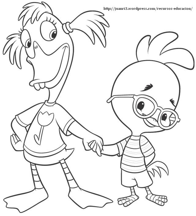Coloring page: Chicken Little (Animation Movies) #72695 - Free Printable Coloring Pages