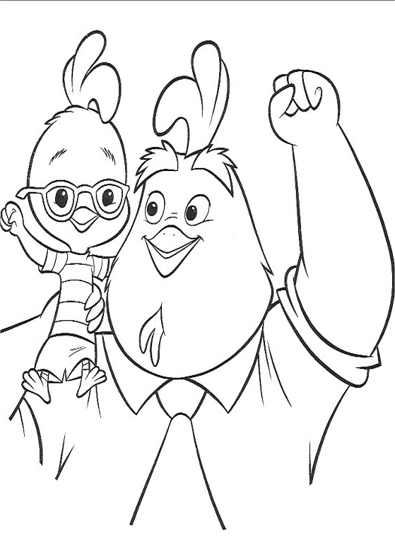 Coloring page: Chicken Little (Animation Movies) #72704 - Free Printable Coloring Pages