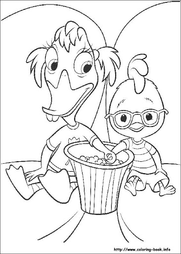 Coloring page: Chicken Little (Animation Movies) #72734 - Free Printable Coloring Pages