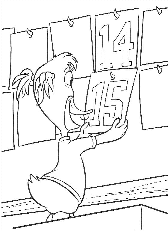 Coloring page: Chicken Little (Animation Movies) #72744 - Free Printable Coloring Pages