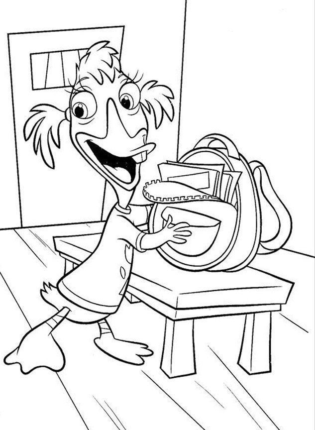 Coloring page: Chicken Little (Animation Movies) #72748 - Free Printable Coloring Pages