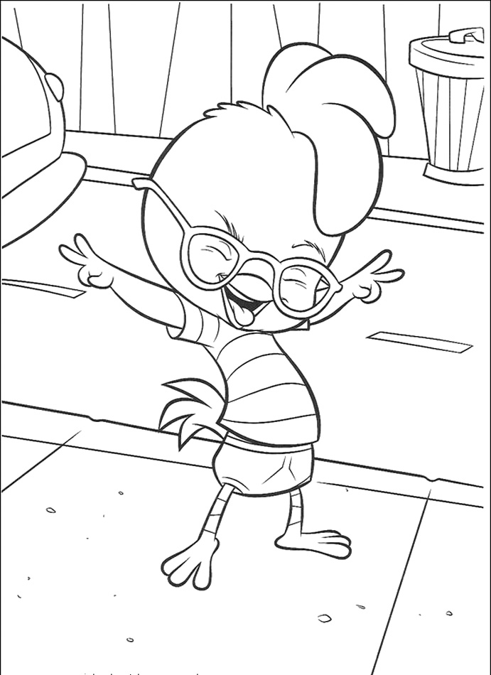 Coloring page: Chicken Little (Animation Movies) #72755 - Free Printable Coloring Pages