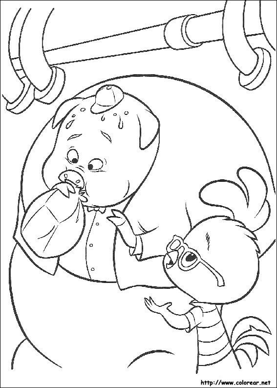 Coloring page: Chicken Little (Animation Movies) #72757 - Free Printable Coloring Pages