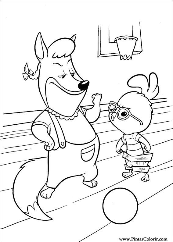 Coloring page: Chicken Little (Animation Movies) #72759 - Free Printable Coloring Pages