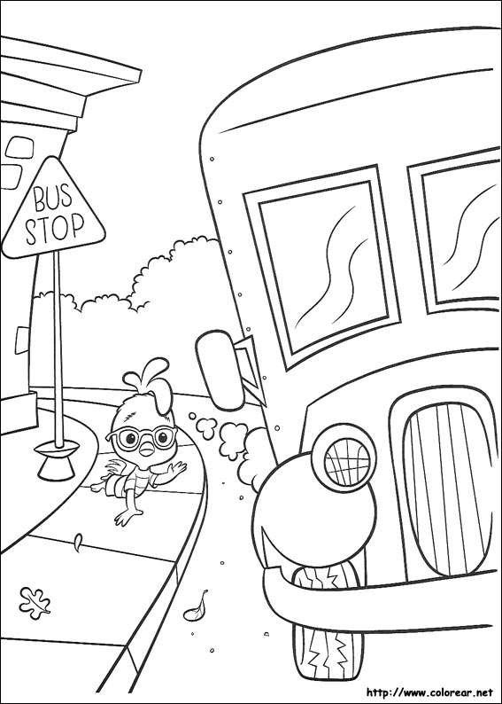 Coloring page: Chicken Little (Animation Movies) #72770 - Free Printable Coloring Pages