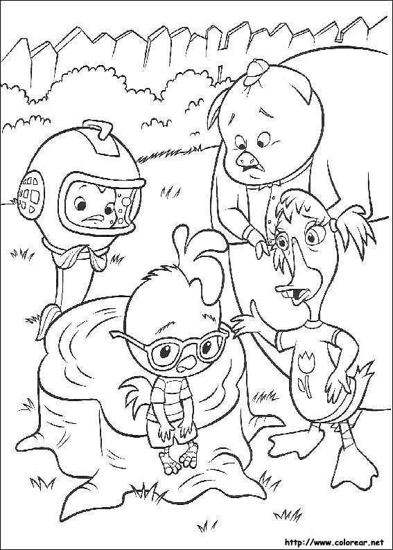 Coloring page: Chicken Little (Animation Movies) #72795 - Free Printable Coloring Pages