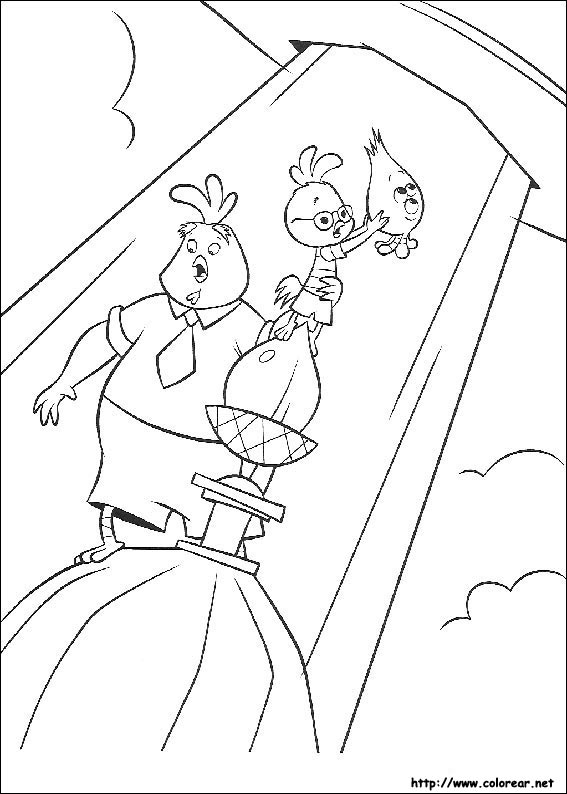 Coloring page: Chicken Little (Animation Movies) #72800 - Free Printable Coloring Pages