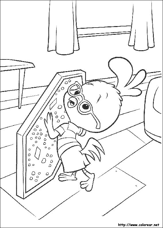 Coloring page: Chicken Little (Animation Movies) #72801 - Free Printable Coloring Pages