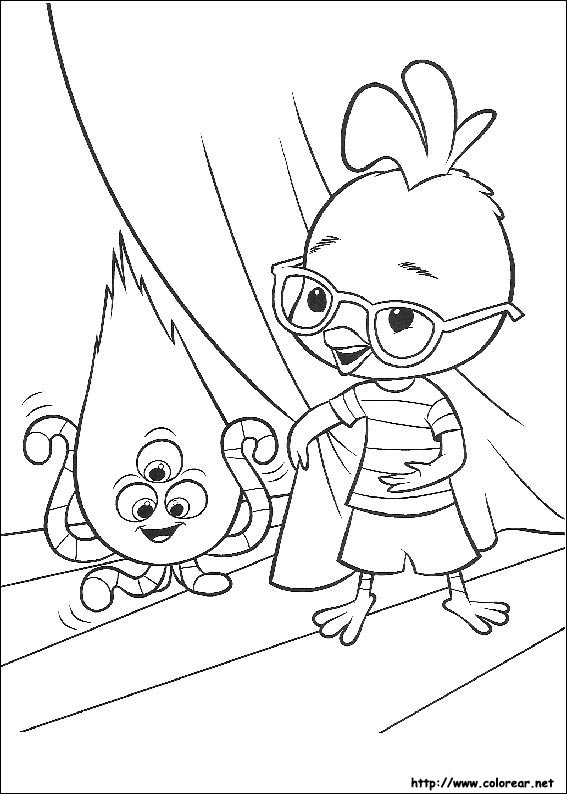 Coloring page: Chicken Little (Animation Movies) #72812 - Free Printable Coloring Pages