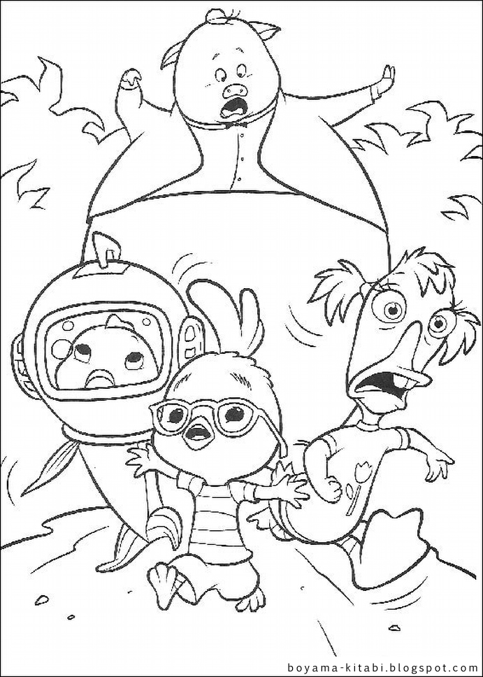 Coloring page: Chicken Little (Animation Movies) #72916 - Free Printable Coloring Pages