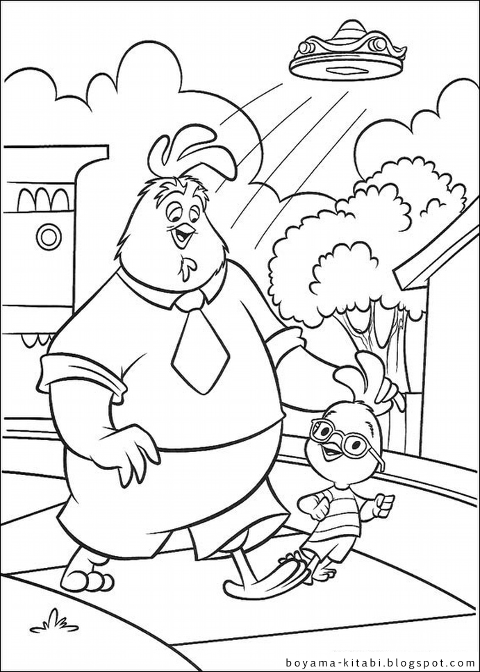 Coloring page: Chicken Little (Animation Movies) #72918 - Free Printable Coloring Pages