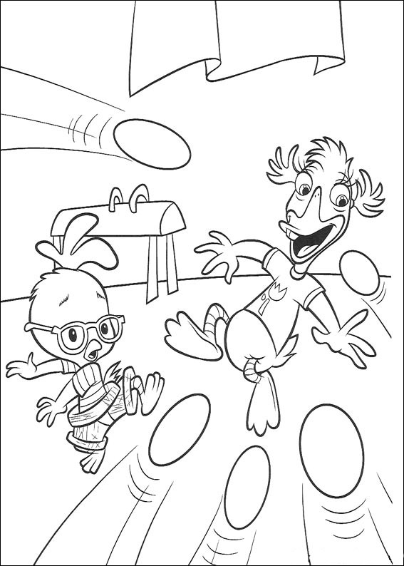 Coloring page: Chicken Little (Animation Movies) #72921 - Free Printable Coloring Pages