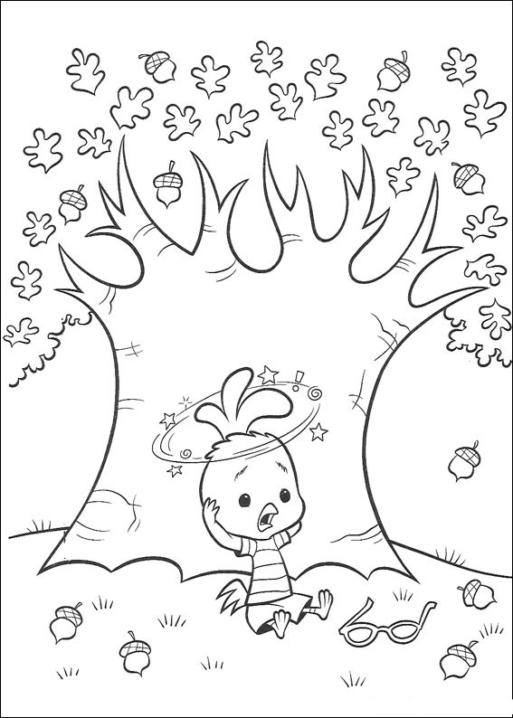 Coloring page: Chicken Little (Animation Movies) #72927 - Free Printable Coloring Pages