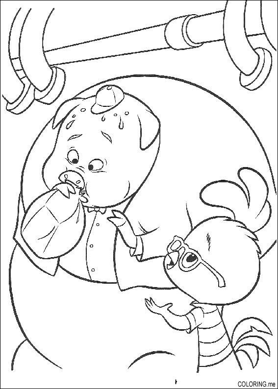 Coloring page: Chicken Little (Animation Movies) #72941 - Free Printable Coloring Pages