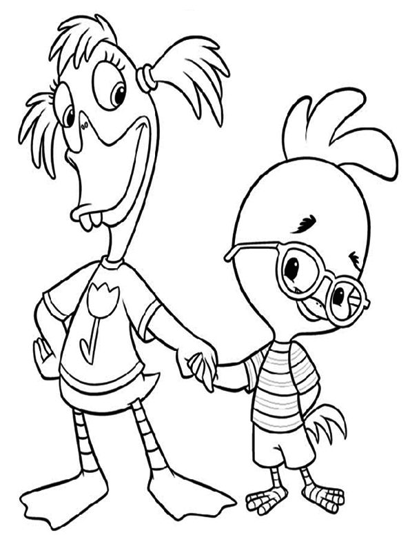 Coloring page: Chicken Little (Animation Movies) #72942 - Free Printable Coloring Pages