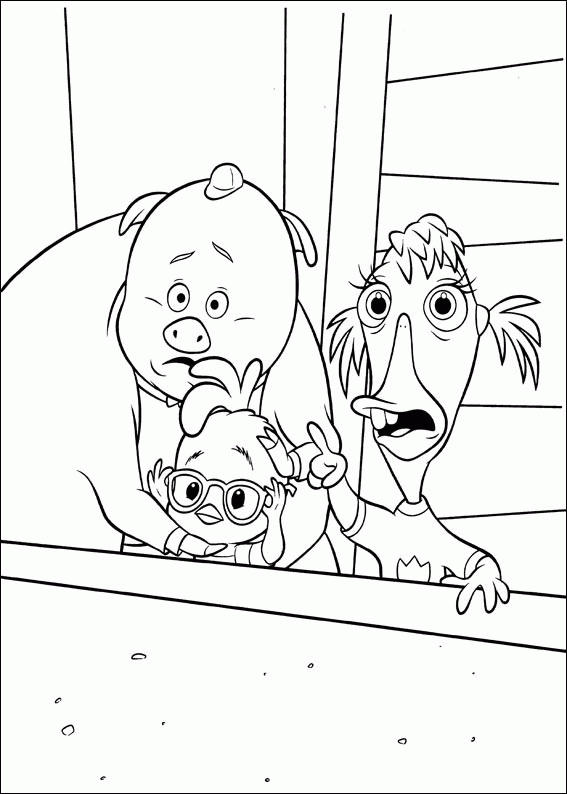 Coloring page: Chicken Little (Animation Movies) #72946 - Free Printable Coloring Pages
