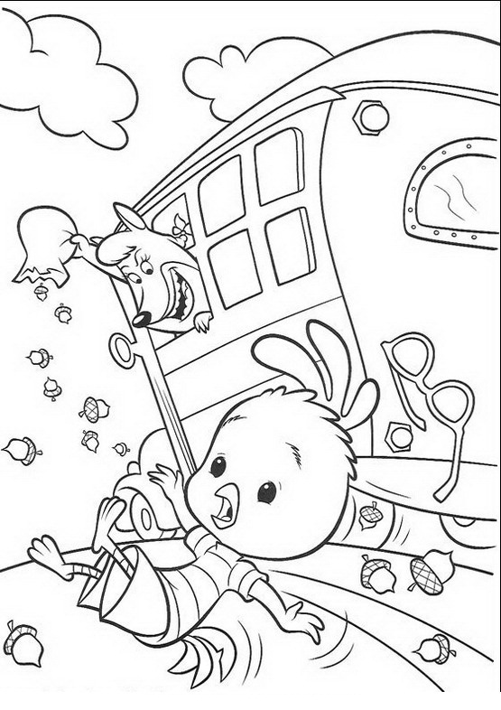 Coloring page: Chicken Little (Animation Movies) #72948 - Free Printable Coloring Pages