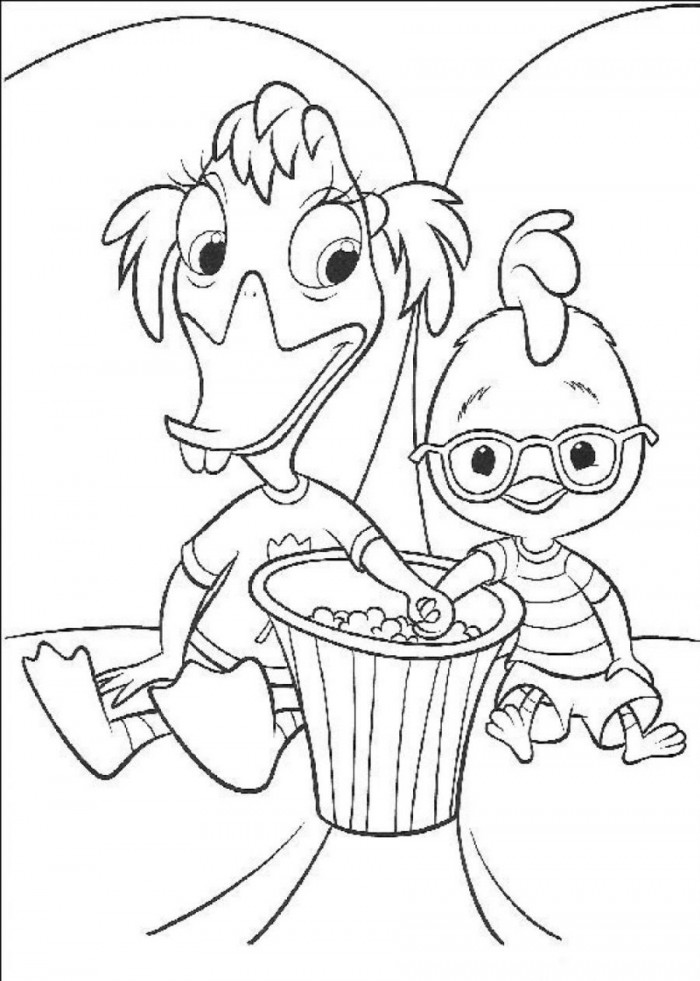 Coloring page: Chicken Little (Animation Movies) #72952 - Free Printable Coloring Pages