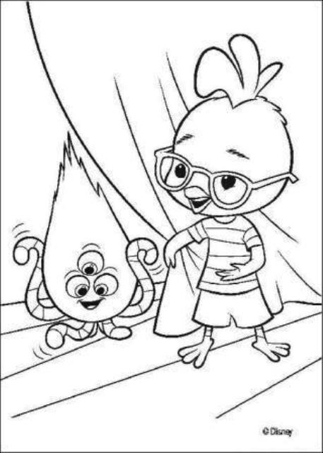 Coloring page: Chicken Little (Animation Movies) #72974 - Free Printable Coloring Pages