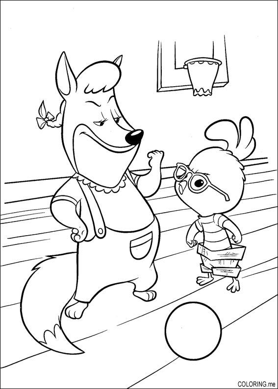 Coloring page: Chicken Little (Animation Movies) #72980 - Free Printable Coloring Pages