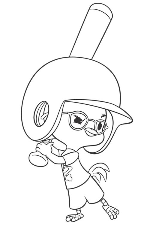 Coloring page: Chicken Little (Animation Movies) #72986 - Free Printable Coloring Pages