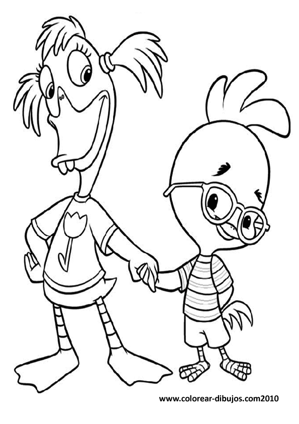 Coloring page: Chicken Little (Animation Movies) #72990 - Free Printable Coloring Pages