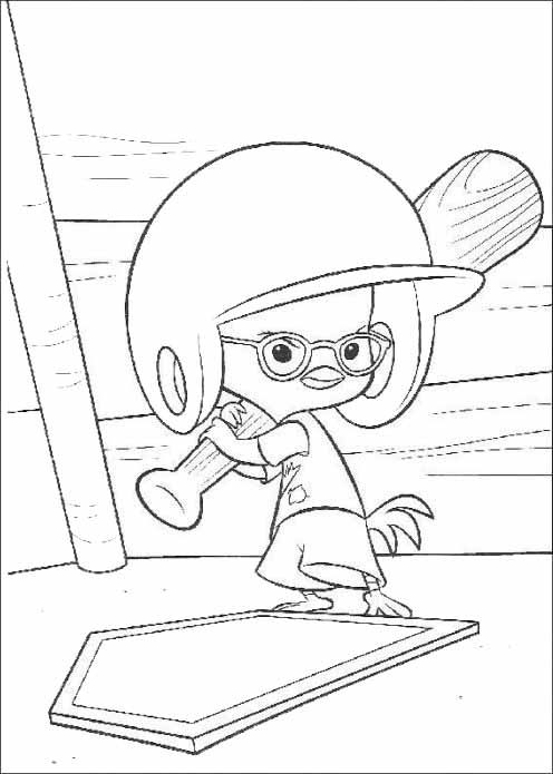 Coloring page: Chicken Little (Animation Movies) #72991 - Free Printable Coloring Pages