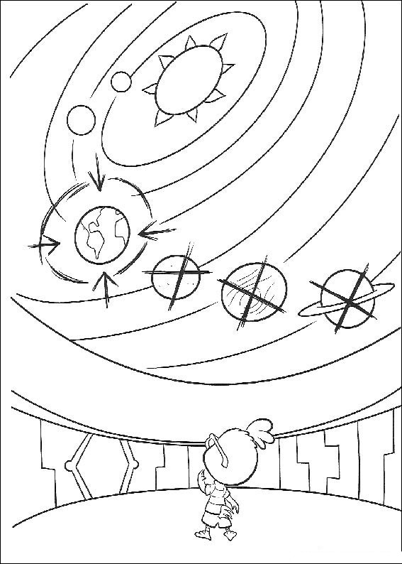 Coloring page: Chicken Little (Animation Movies) #72993 - Free Printable Coloring Pages