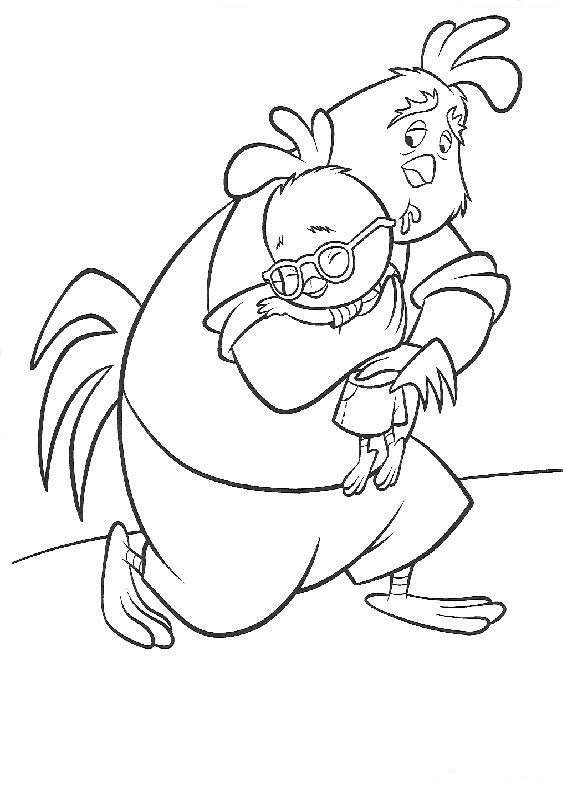 Coloring page: Chicken Little (Animation Movies) #73002 - Free Printable Coloring Pages