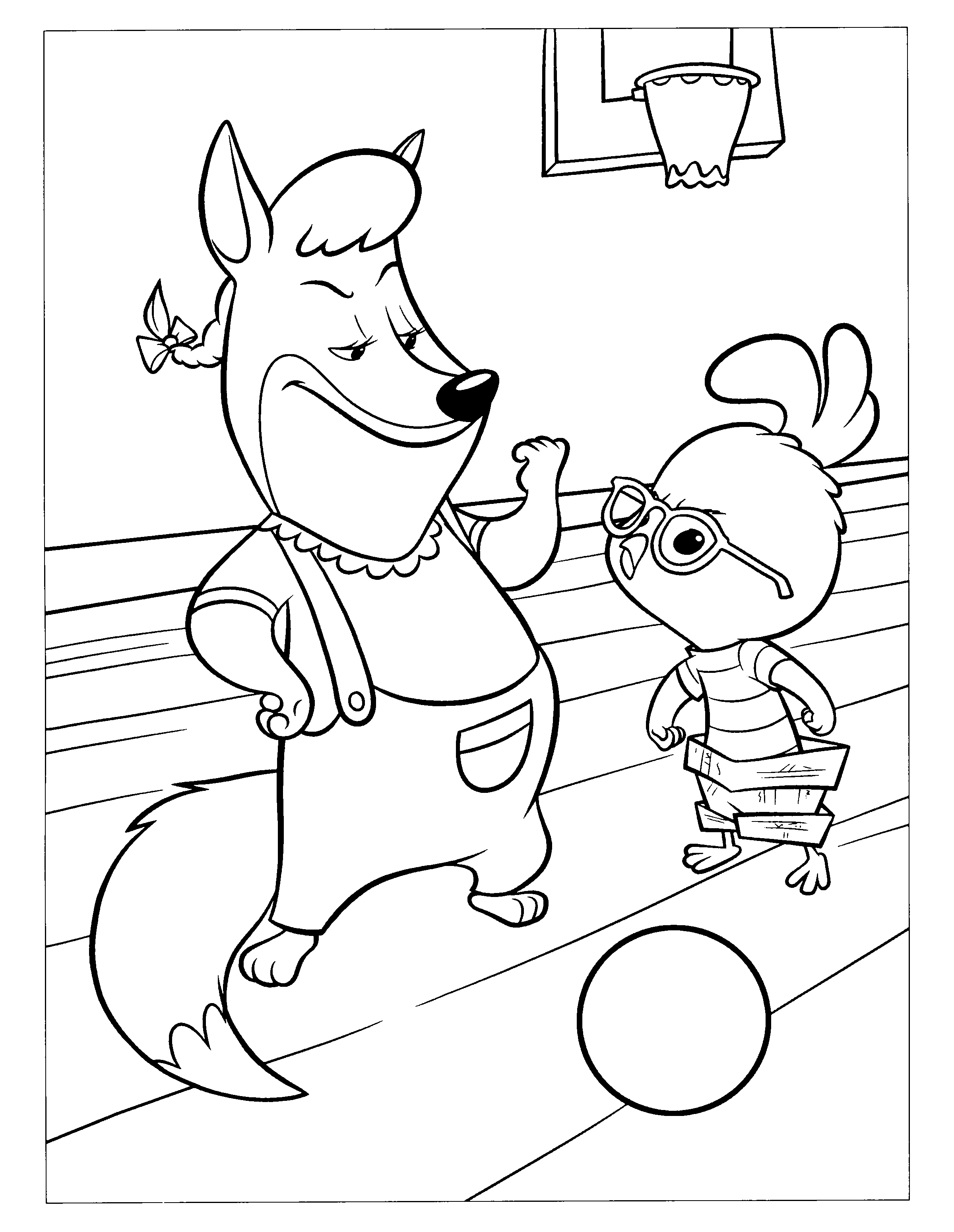 Coloring page: Chicken Little (Animation Movies) #73011 - Free Printable Coloring Pages