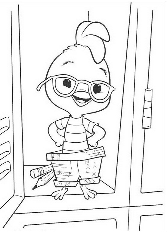 Coloring page: Chicken Little (Animation Movies) #73016 - Free Printable Coloring Pages