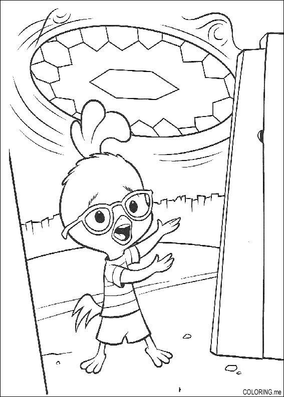 Coloring page: Chicken Little (Animation Movies) #73049 - Free Printable Coloring Pages