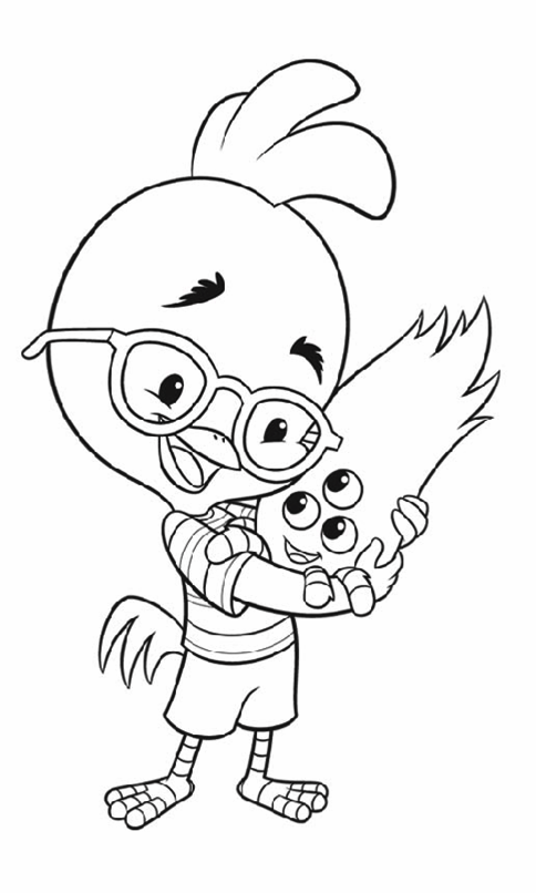 Coloring page: Chicken Little (Animation Movies) #73060 - Free Printable Coloring Pages