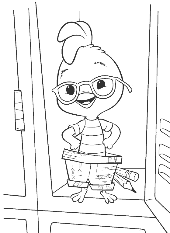 Coloring page: Chicken Little (Animation Movies) #73077 - Free Printable Coloring Pages