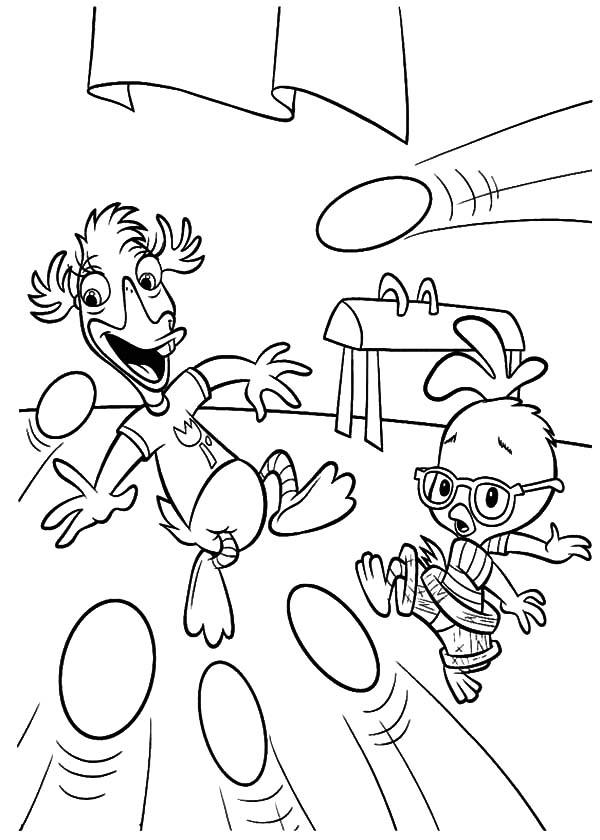 Coloring page: Chicken Little (Animation Movies) #73081 - Free Printable Coloring Pages