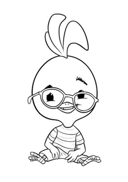 Coloring page: Chicken Little (Animation Movies) #73096 - Free Printable Coloring Pages