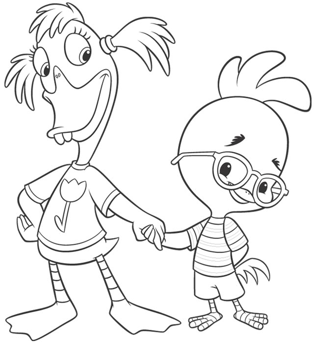 Coloring page: Chicken Little (Animation Movies) #73098 - Free Printable Coloring Pages