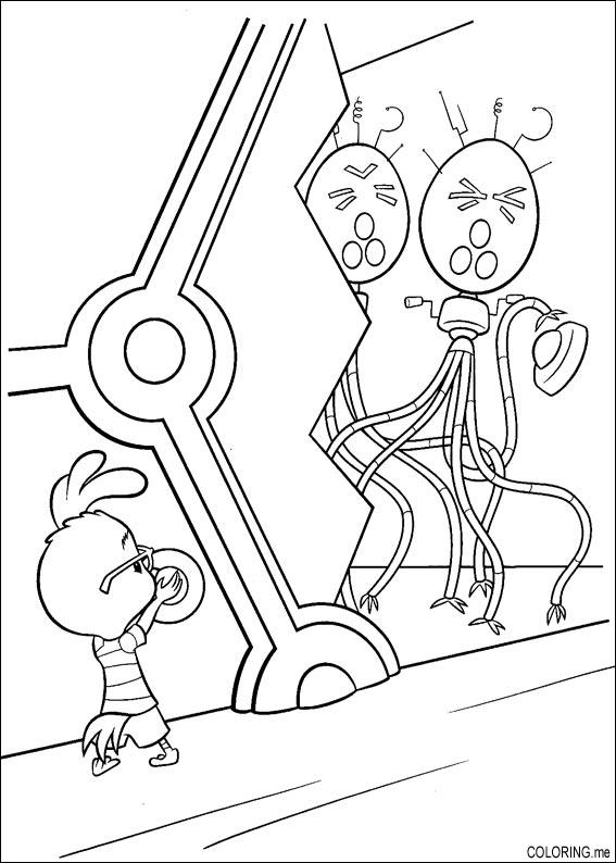 Coloring page: Chicken Little (Animation Movies) #73101 - Free Printable Coloring Pages