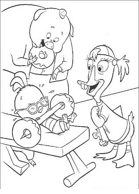 Coloring page: Chicken Little (Animation Movies) #73103 - Free Printable Coloring Pages