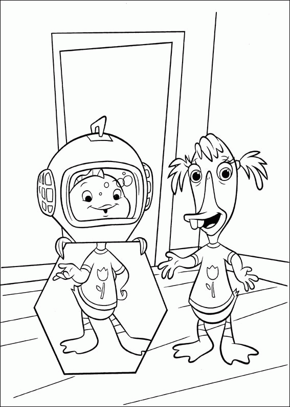 Coloring page: Chicken Little (Animation Movies) #73129 - Free Printable Coloring Pages