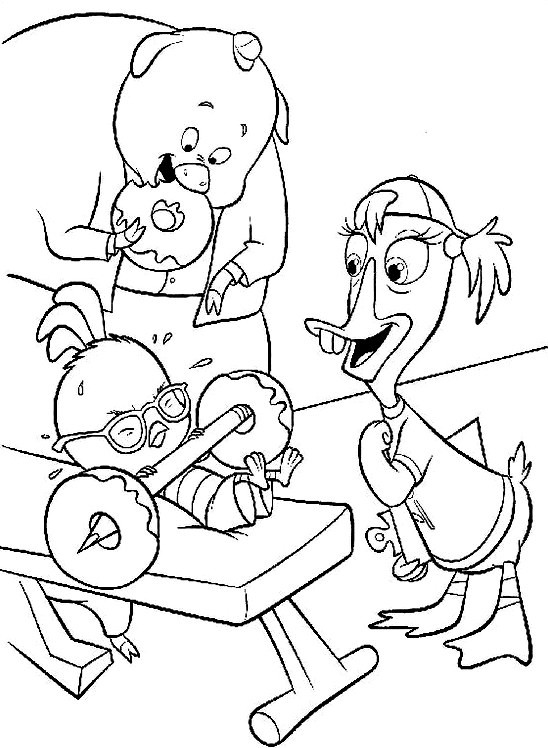 Coloring page: Chicken Little (Animation Movies) #73148 - Free Printable Coloring Pages