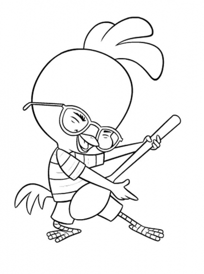 Coloring page: Chicken Little (Animation Movies) #73149 - Free Printable Coloring Pages