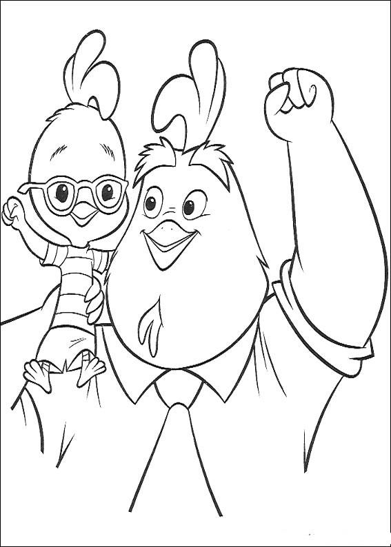 Coloring page: Chicken Little (Animation Movies) #73156 - Free Printable Coloring Pages