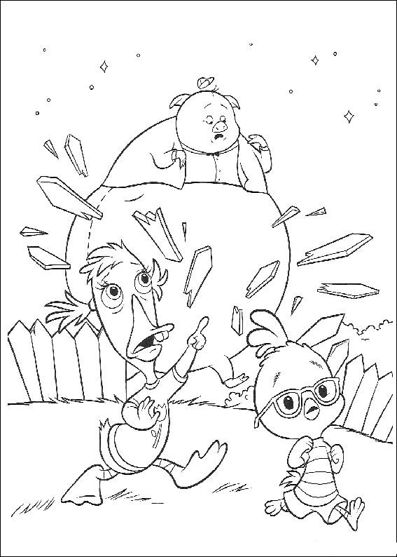 Coloring page: Chicken Little (Animation Movies) #73166 - Free Printable Coloring Pages