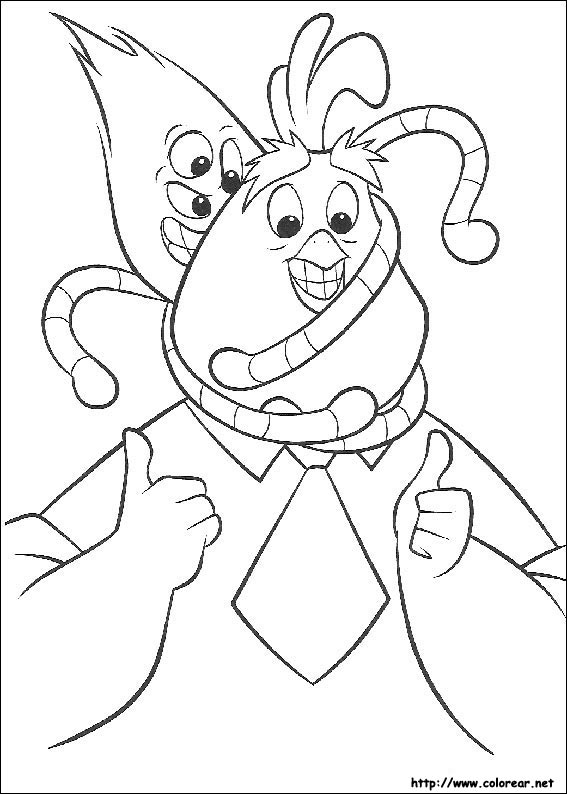 Coloring page: Chicken Little (Animation Movies) #73169 - Free Printable Coloring Pages