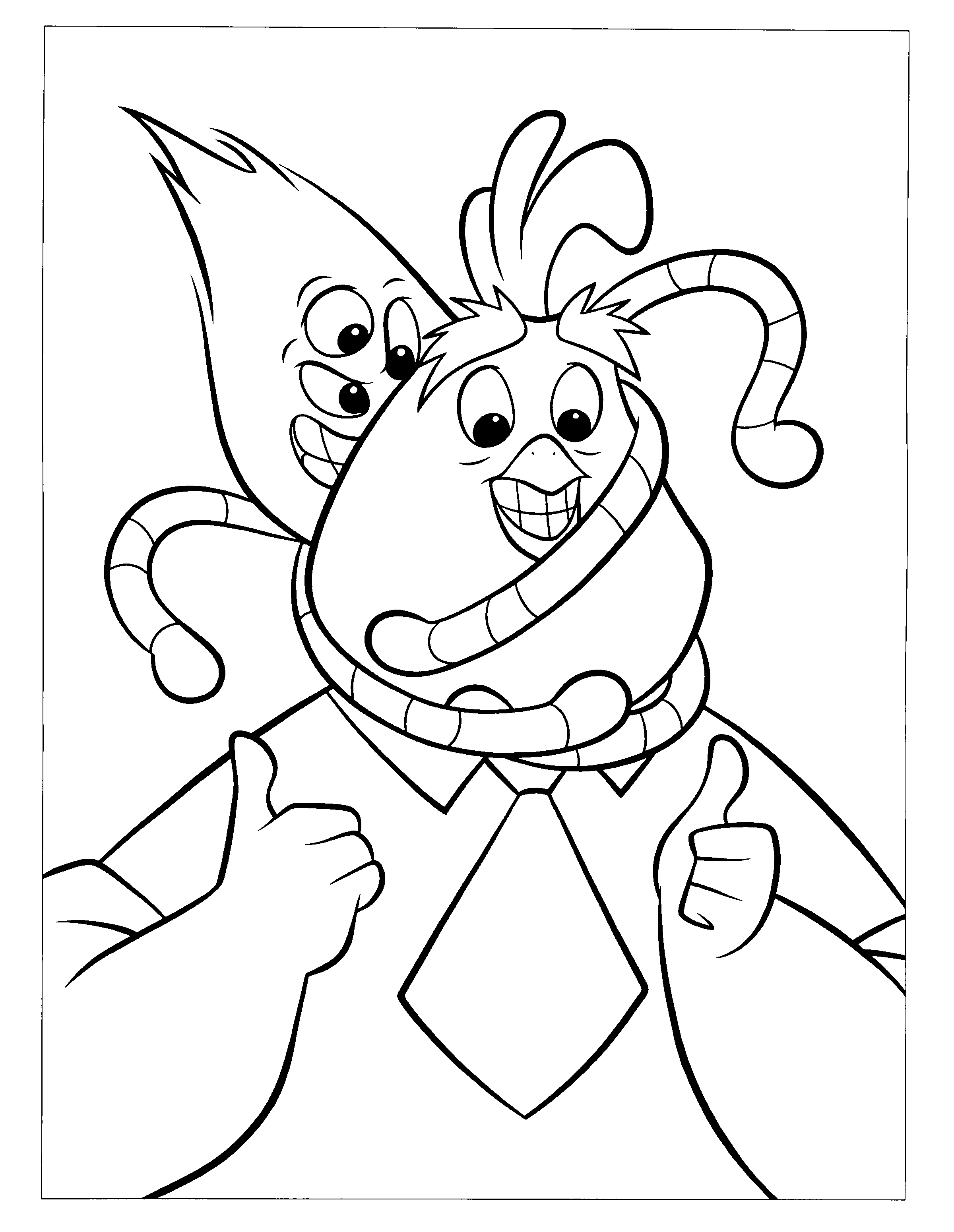 Coloring page: Chicken Little (Animation Movies) #73179 - Free Printable Coloring Pages