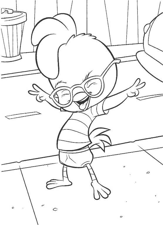 Coloring page: Chicken Little (Animation Movies) #73182 - Free Printable Coloring Pages