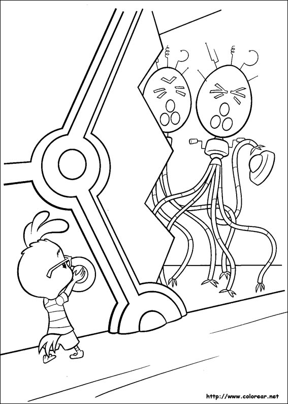 Coloring page: Chicken Little (Animation Movies) #73198 - Free Printable Coloring Pages