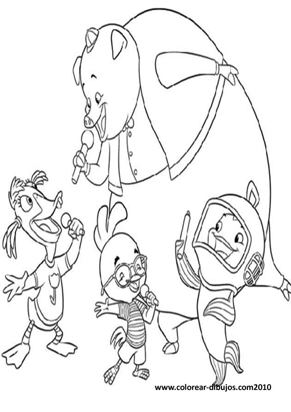 Coloring page: Chicken Little (Animation Movies) #73200 - Free Printable Coloring Pages