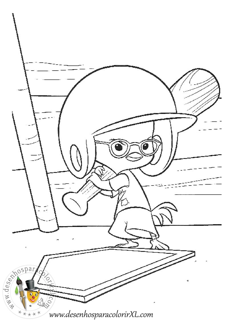 Coloring page: Chicken Little (Animation Movies) #73201 - Free Printable Coloring Pages